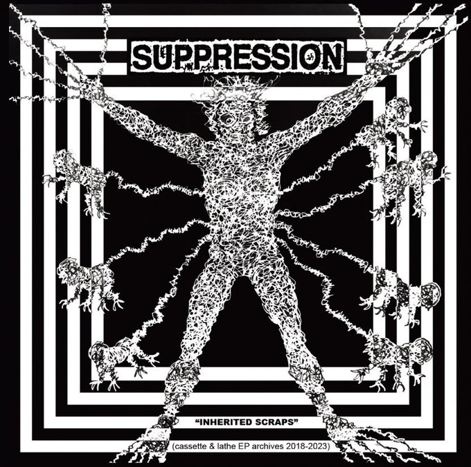 SUPPRESSION INHERITED SCRAPS CD 来日記念編集盤!!死体カセットより 