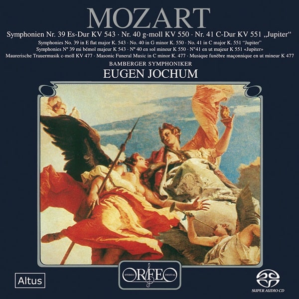 EUGEN JOCHUM / オイゲン・ヨッフム / モーツァルト:交響曲 第39,40&41番