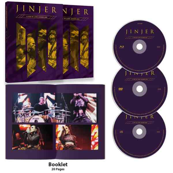 LIVE IN LOS ANGELES<BLU-RAY+DV+CD>/JINJER/ジンジャー/ウクライナ産 