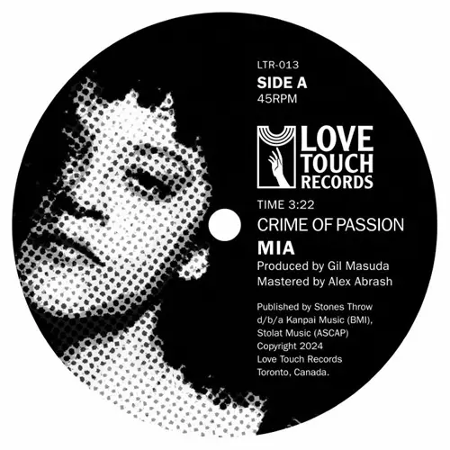 MIA / CRIME OF PASSION / LOVE BUG (7")