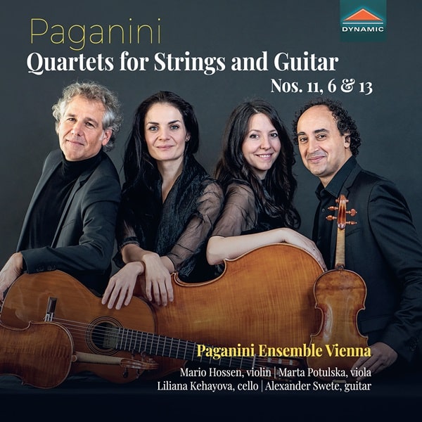 PAGANINI ENSEMBLE VIENNA / パガニーニ・アンサンブル・ウィーン / PAGANINI:QUARTET FOR STRINGS&GUITAR NO.11,6&13