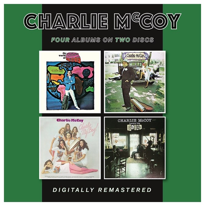 CHARLIE MCCOY / チャーリー・マッコイ / THE WORLD OF CHARLIE MCCOY + THE NASHVILLE HIT MAN + CHARLIE MY BOY! + HARPIN' THE BLUES (2CD)