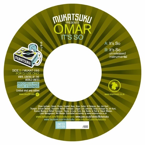 OMAR / オマー / IT'S SO (7")