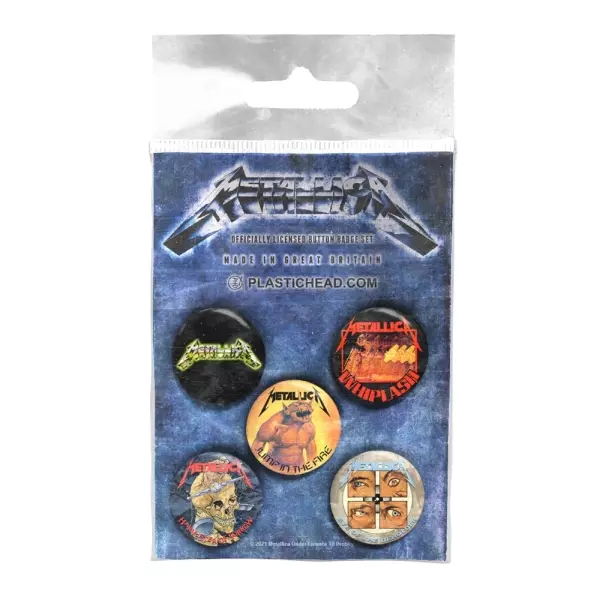 METALLICA / メタリカ / SINGLES BUTTON BADGE SET