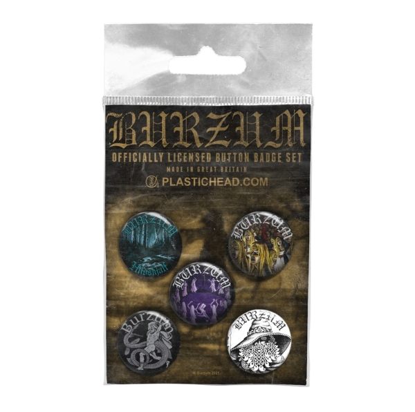 BURZUM / バーズム / BURZUM BUTTON BADGE SET 3