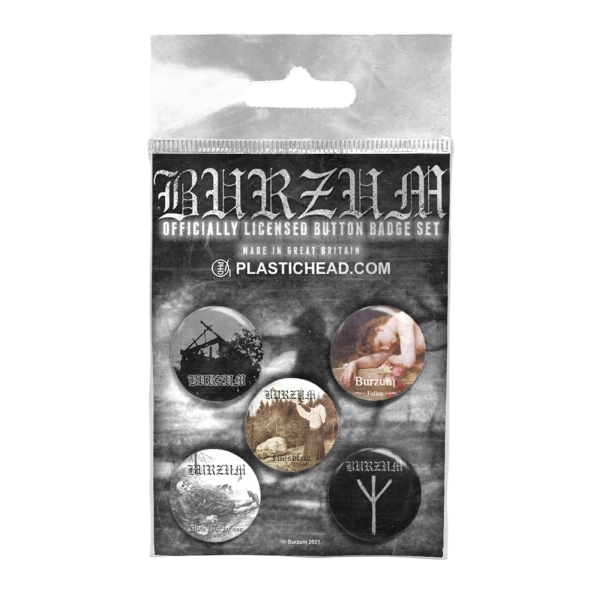 BURZUM / バーズム / BURZUM BUTTON BADGE SET 1