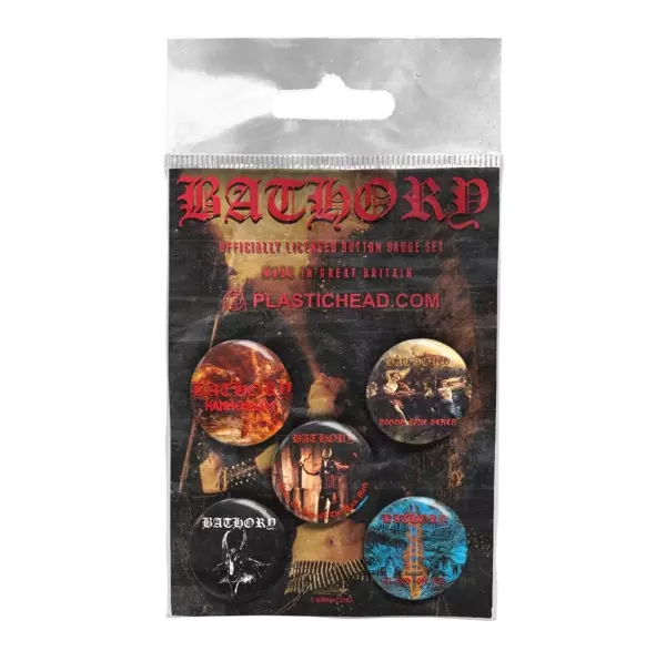 BATHORY / バソリー / BATHORY BUTTON BADGE SET