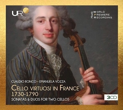 CLAUDIO RONCO / クラウディオ・ロンコ / CELLO VIRUOSI IN FRANCE 1730-1790
