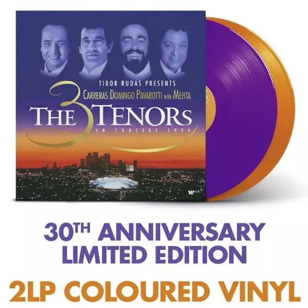 LUCIANO PAVAROTTI / PLACIDO DOMINGO / JOSE CARRERAS / ルチアーノ・パヴァロッティ、プラシド・ドミンゴ、ホセ・カレーラス / 3 TENORS IN CONCERT 1994(COLOUR VINYL)