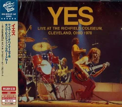 YES / イエス / LIVE AT THE RICHFIELD COLISEUM, CLEVELAND, OHIO 1978 KING BISCUIT FLOWER HOUR / ライヴ・アット・ザ・リッチフィールド・コリセウム、クリーヴランド、オハイオ1978キング・ビスケット・フラワー・アワー