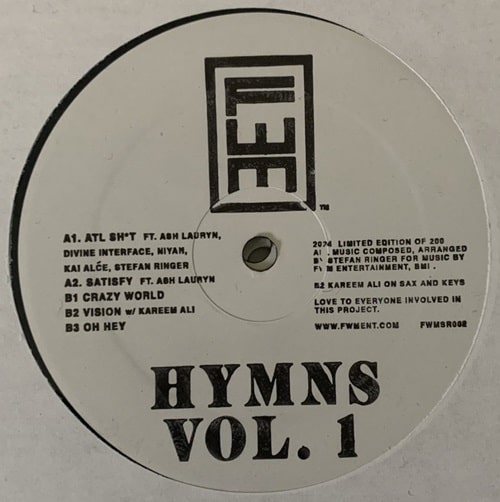 STEFAN RINGER / ステファン・リンガー / HYMNS VOLUME 1