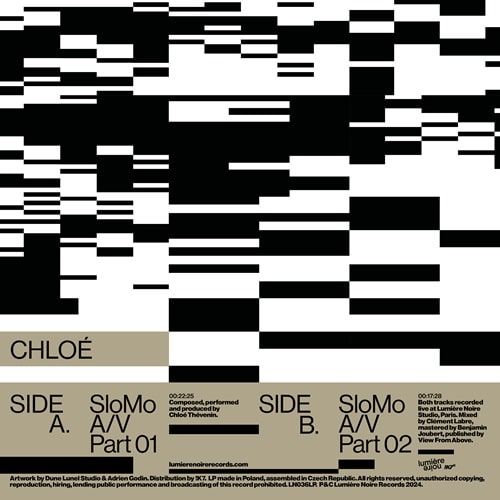 SLO MO A/V (LP)/CHLOE/クロエ/Kill The DJ、パリのChloéによるコンテンポラリー・電子音響作品｜CLUB ...