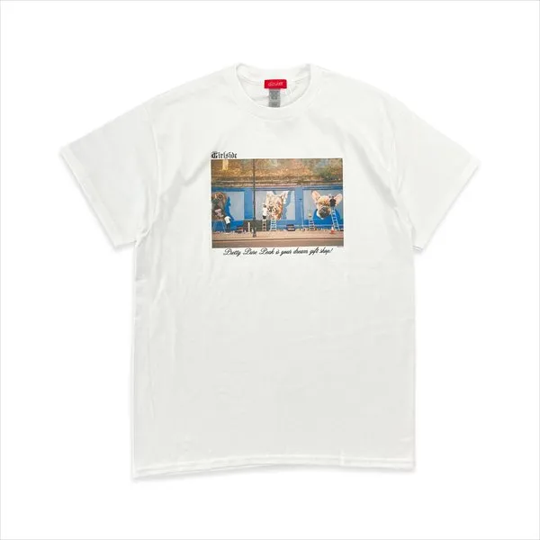 Girlside / Girlside × Pretty Pure Peak DOG T-SHIRTS (L)