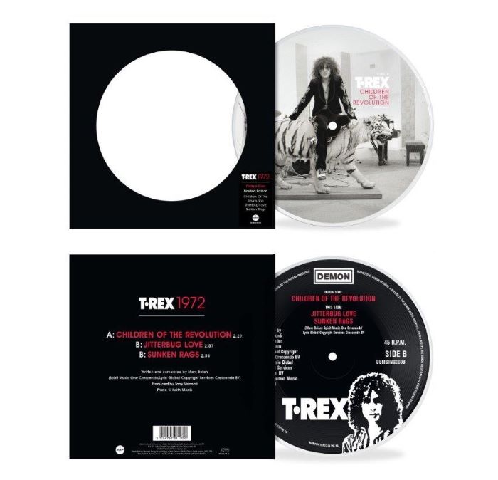 T. REX / T・レックス / CHILDREN OF THE REVOLUTION  (7" PICTURE DISC)