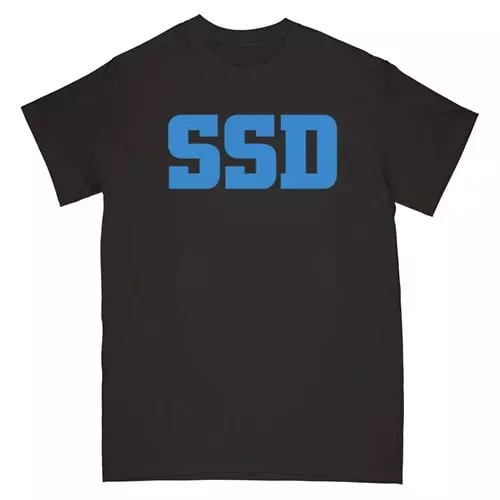 SSD / エスエスディー / L/LOGO (BLACK WITH BLUE) - T-SHIRT