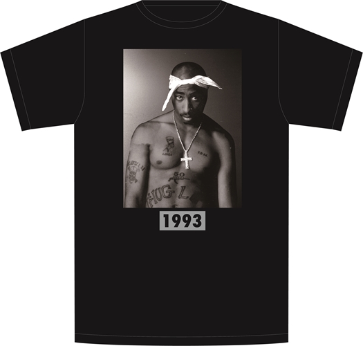 2PAC / トゥーパック / 1993 WEST PAC TEE (BLACK) (L)