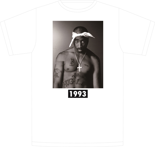 2PAC / トゥーパック / 1993 WEST PAC TEE (WHITE) (L)