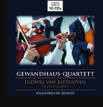 GEWANDHAUS-QUARTETT LEIPZIG / ゲヴァントハウス弦楽四重奏団 / BEETHOVEN:DIE STREICHQUARTETTE(10CD)