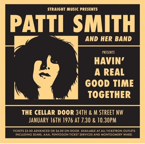 PATTI SMITH / パティ・スミス / ハヴィン・ア・リアル・グッド・タイム・トゥギャザー ライヴ・アット・ザ・セラー・ドア 1976