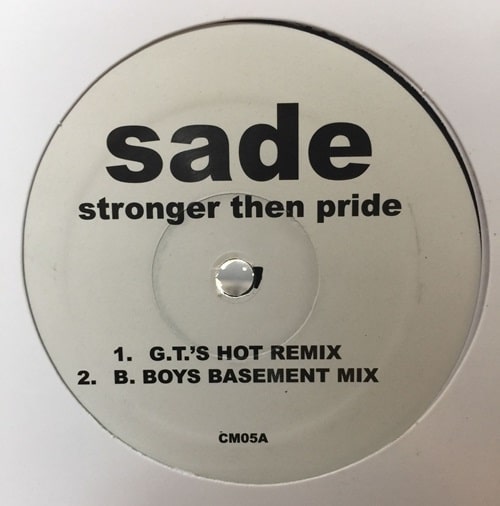 LOVE IS STRONGER THAN PRIDE (HOUSE MIXES)/SADE/シャーデー/SADE「Love Is ...