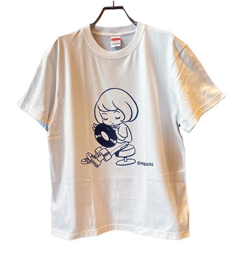 江口寿史 / レコードちゃん Tシャツ(XLサイズ)