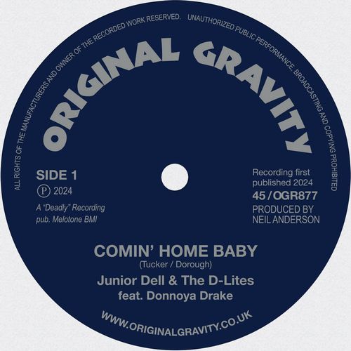 JUNIOR DELL & THE D-LITES / COMIN HOME BABY