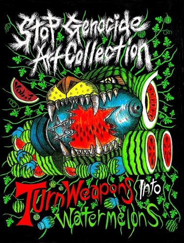 V.A. (BLOODSUCKER RECORDS) / 「TURN WEAPONS INTO WATERMELONS」-STOP GENOCIDE ART COLLECTION-