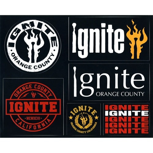 IGNITE / イグナイト / LOGO STICKER PACK