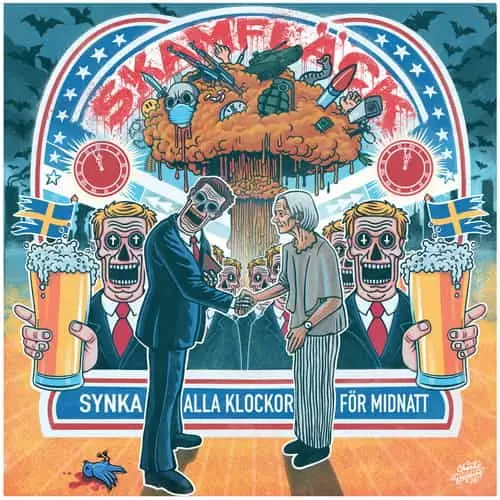 SKAMFLACK / SYNKA ALLA KLOCKOR FOR MIDNATT (LP)