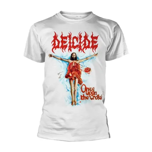 DEICIDE / ディーサイド / ONCE UPON THE CROSS (WHITE)<SIZE:XL>