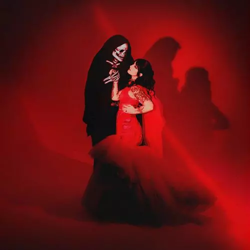 MOTHICA / モシカ / KISSING DEATH [HALF RED/HALF BLACK W/ BLACK SPLATTER VINYL]