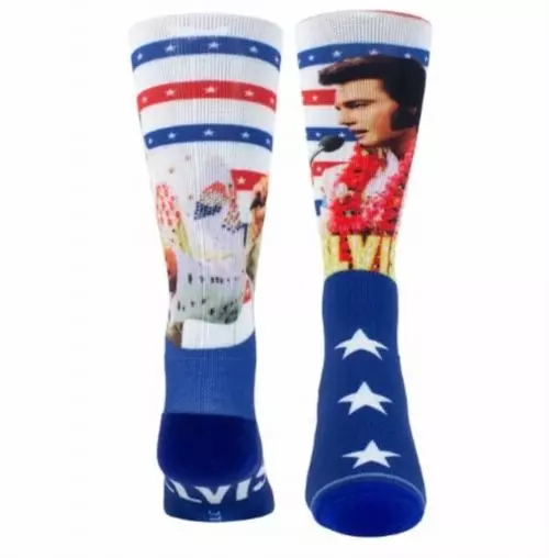 ELVIS PRESLEY / エルヴィス・プレスリー / ELVIS ALOHA SOCKS (ONE SIZE)