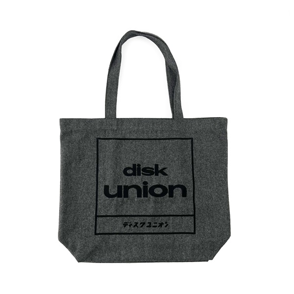 DISKUNION / ディスクユニオン / diskunion Wool Melton Tote bag L (Grey)