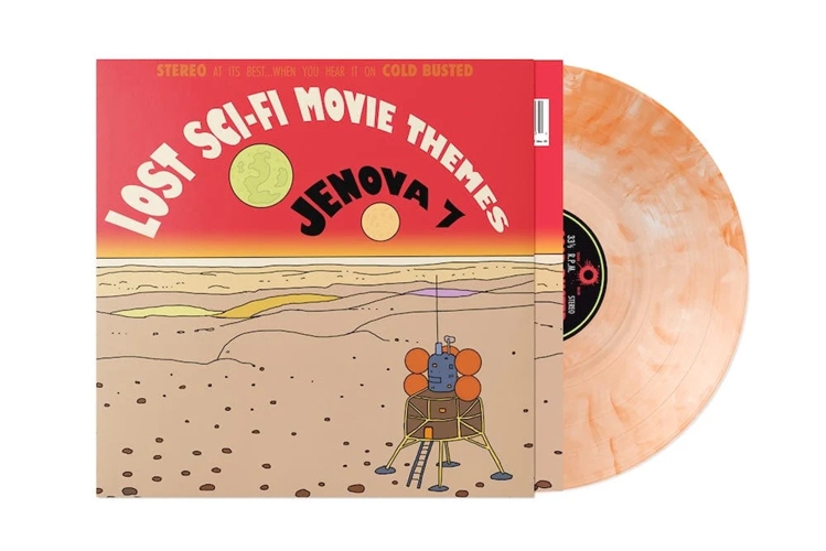 JENOVA 7 / LOST SCI-FI MOVIE THEMES (WHITE & ORANGE MARBLED LP)