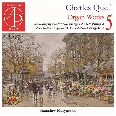STANISLAW MARYJEWSKI / スタニスワフ・マリイェフスキ  / QUEF:ORGAN WORKS VOL.5