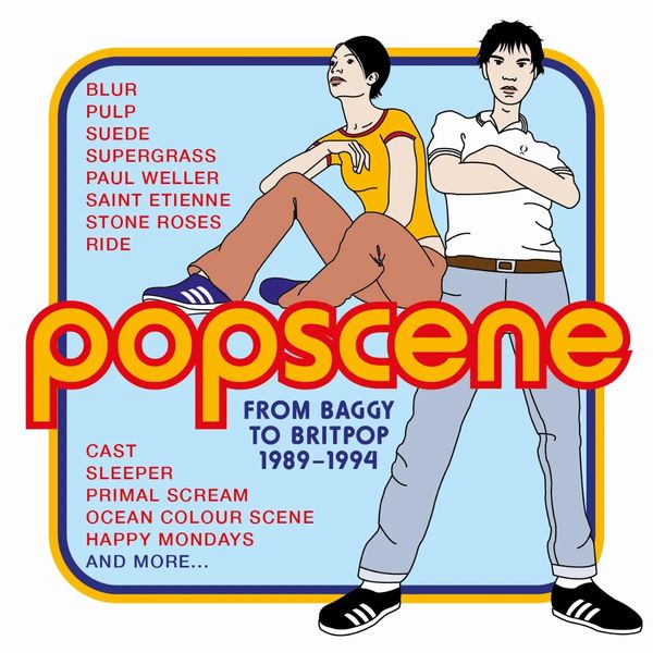 V.A. (ROCK / POPS) / POPSCENE: FROM BAGGY TO BRITPOP 1989-1994 - 4CD CLAMSHELL BOX