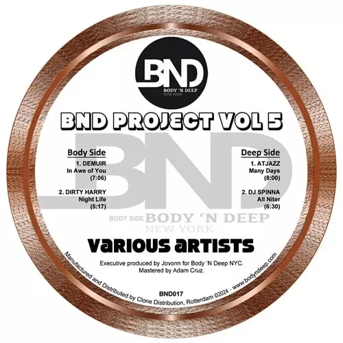 V.A. (BODY 'N DEEP) / BND PROJECT VOLUME 5