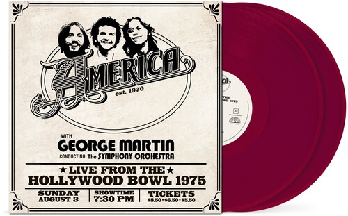 AMERICA / アメリカ / AMERICA: LIVE FROM THE HOLLYWOOD BOWL 1975 (RED VINYL 2LP)