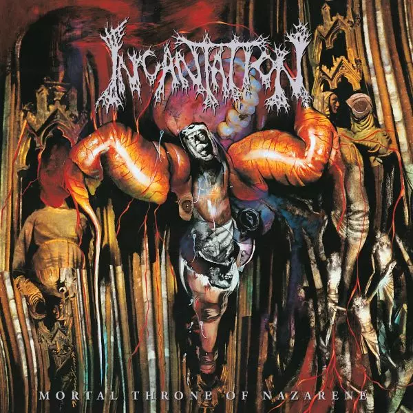 INCANTATION / インカンテーション / MORTAL THRONE OF NAZARENE (REISSUE)(CUSTOM RIPPLE VINYL)