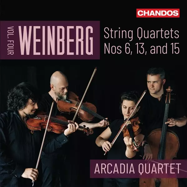 ARCADIA STRING QUARTET / アルカディア弦楽四重奏団 / WEINBERG:STRING QUARTET NO.6,13&15