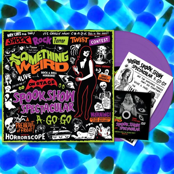 V.A. (SOMETHING WEIRD) / SPOOK SHOW SPECTACULAR A-GO-GO (VIOLET LP+DVD)