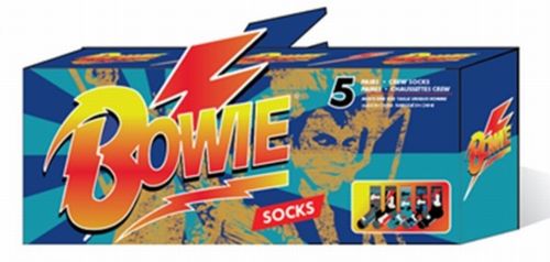 DAVID BOWIE / デヴィッド・ボウイ / DAVID BOWIE SOCKS 5 PACK IN GIFT BOX (ONE SIZE)