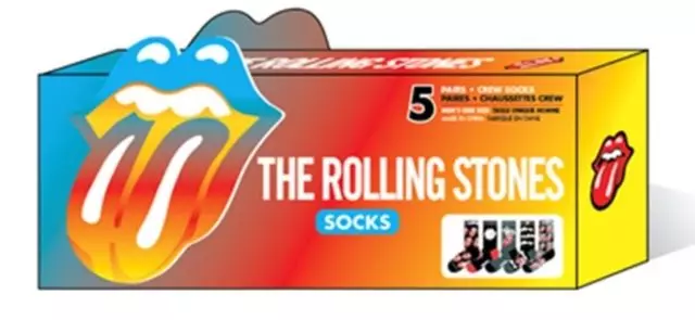 ROLLING STONES / ローリング・ストーンズ / THE ROLLING STONES SOCKS 5 PACK IN GIFT BOX (ONE SIZE)