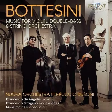 MASSIMO BELLI / マッシモ・ベッリ / BOTTESINI:MUSIC FOR VIOLIN,DOUBLE BASS&STRING ORCHESTRA