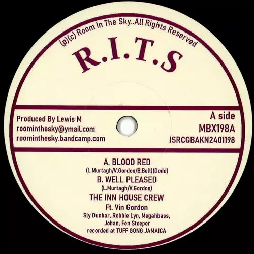 THE INN HOUSE CREW FT. VIN GORDON / BLOOD RED / WELL PLEASED