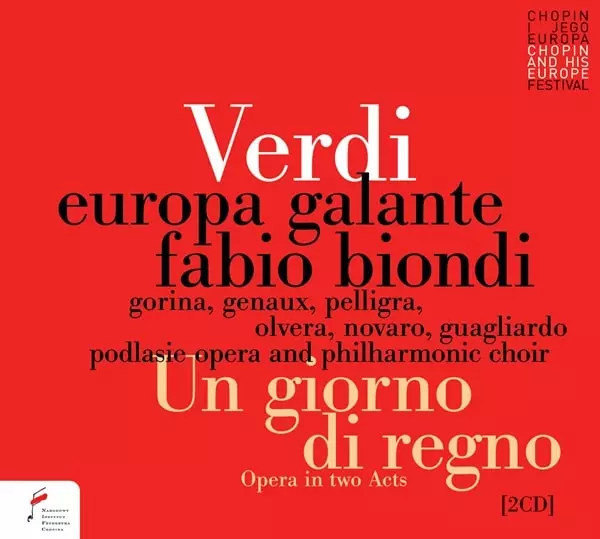 FABIO BIONDI / ファビオ・ビオンディ / VERDI:UN GIORNO DI REGNO IL FINTO STANISLAO