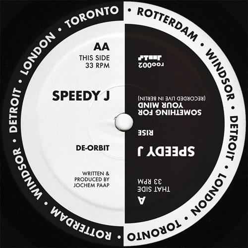 SPEEDY J / スピーディJ / RISE EP