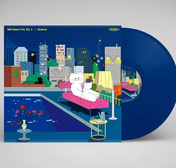 HOOKUO / ホークオ / MILD DAWN CITY VOL.2 (TRANSPARENT BLUE VINYL)