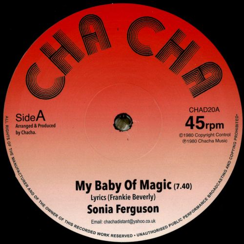 MY BABY OF MAGIC/SONIA FERGUSON/MAZEによるソウルの名曲を名シンガーSONIA FERGUSONが超スウィートに ラヴァーズ・ロック・カバー｜REGGAE｜ディスクユニオン・オンラインショップ｜diskunion.net