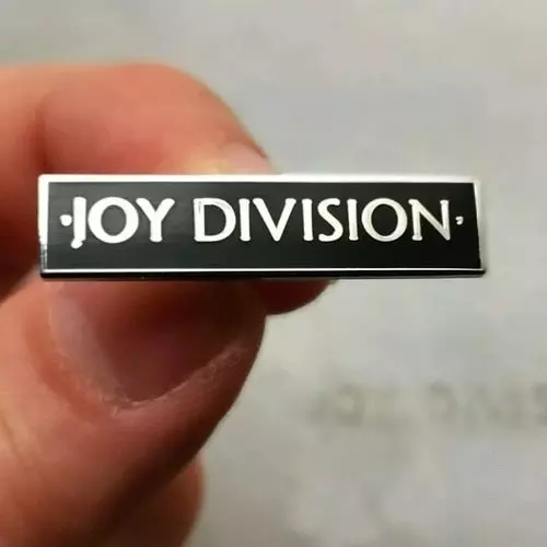 JOY DIVISION / ジョイ・ディヴィジョン / JOY DIVISION SQUARE ENAMEL PIN (BAND LOGO)